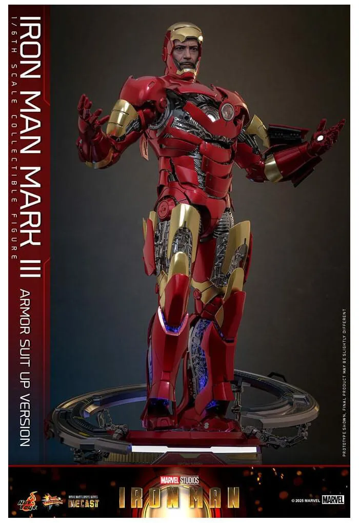 IRON MAN - Mark III Armor Suit Up Ver. 1/6 Action Figure 12" MMS825D72