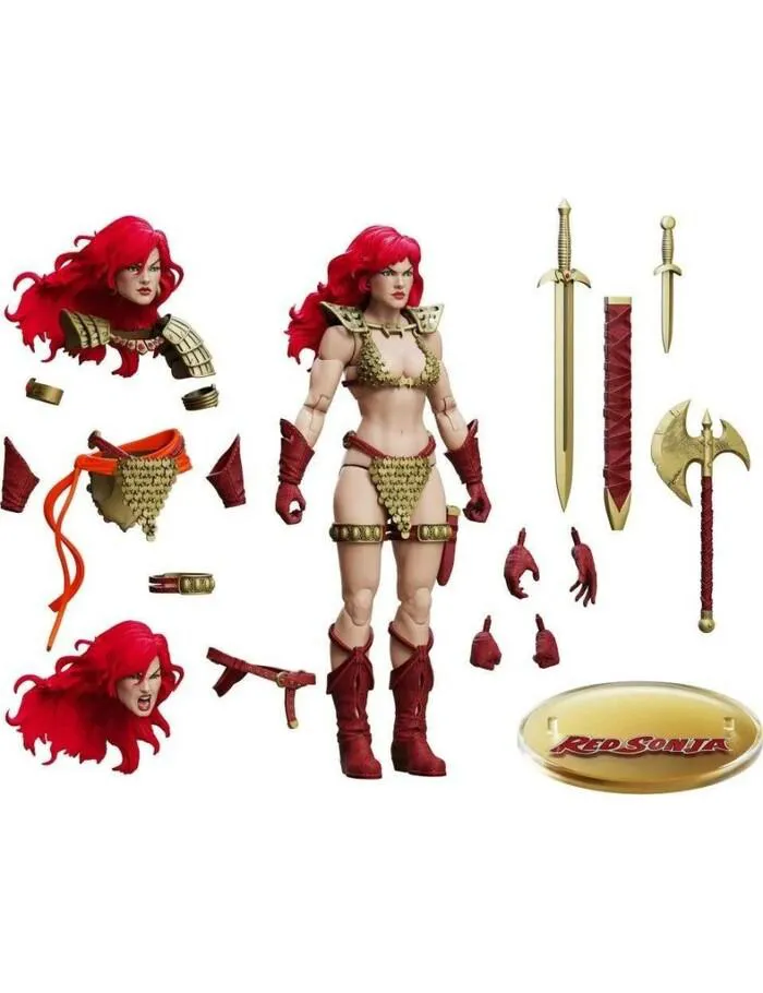 RED SONJA - Epic H.A.C.K.S. Limited Gold and Red Action Figure