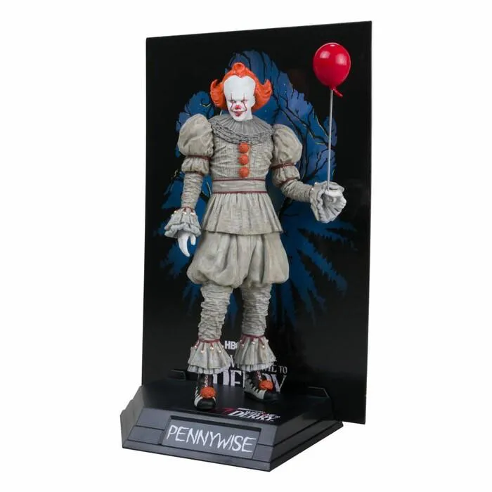 IT - Welcome to Derry - Movie Maniacs - Pennywise Gold Label Action Figure