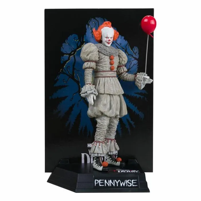 IT - Welcome to Derry - Movie Maniacs - Pennywise Gold Label Action Figure
