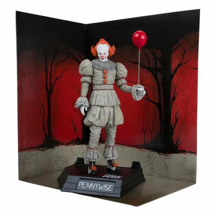 IT - Welcome to Derry - Movie Maniacs - Pennywise Gold Label Action Figure