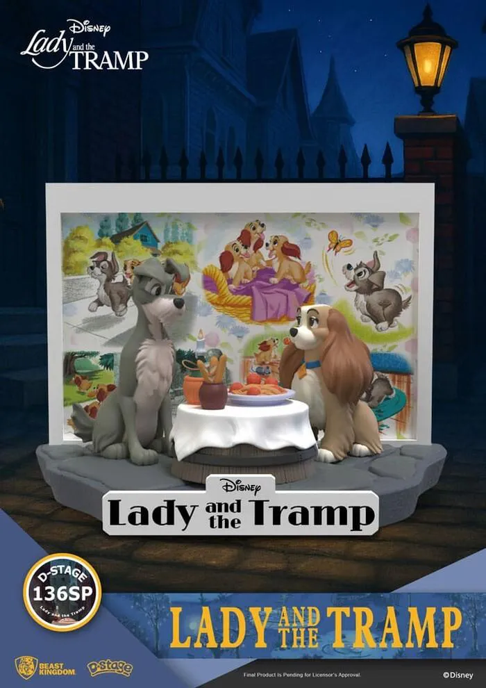 DISNEY - D-Stage - Lady and the Tramp Pvc Diorama