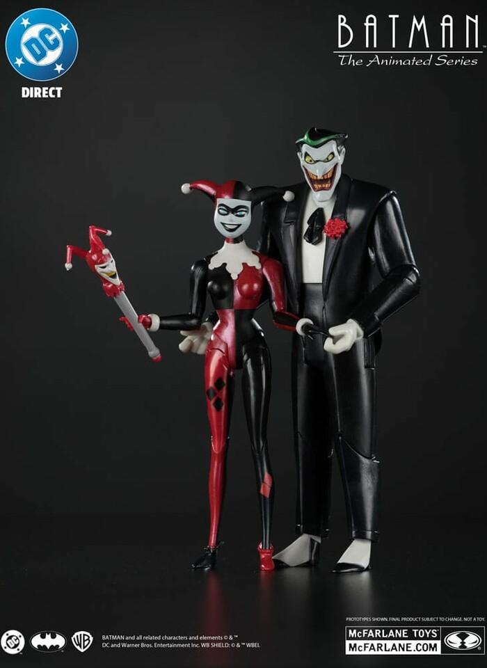 BATMAN - The Animated Series - Harley Quinn & The Joker Mad Love - Gold Label Action Figures 2-Pack