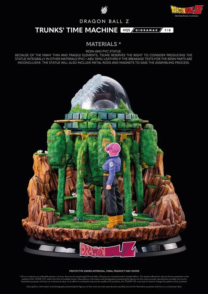 DRAGON BALL - Trunks Time Machine HQS Dioramax 1/6 Statue