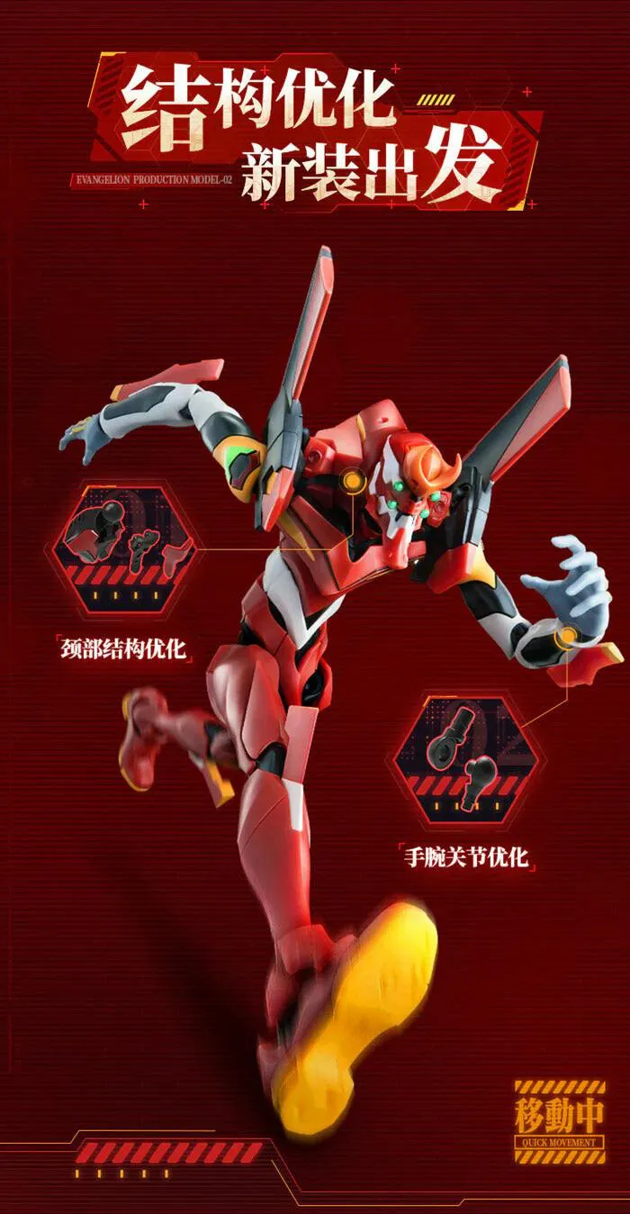 EVANGELION - EVA-02 Action Edition Model Kit