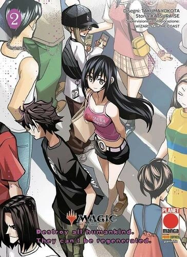 DESTROY ALL HUMANKIND THEY CAN'T BE REGENERATED 2 - ED. CON CARTA PROMO MAGIC THE GATHERING