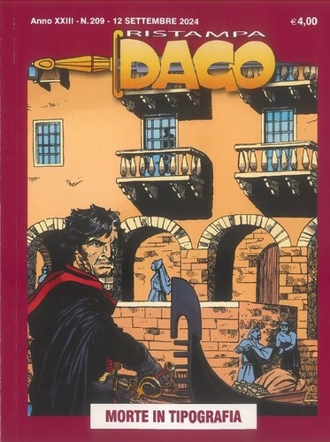 DAGO ANNO XXIIIN.209 MORTE IN TIPOGRAFIA - RISTAMPA