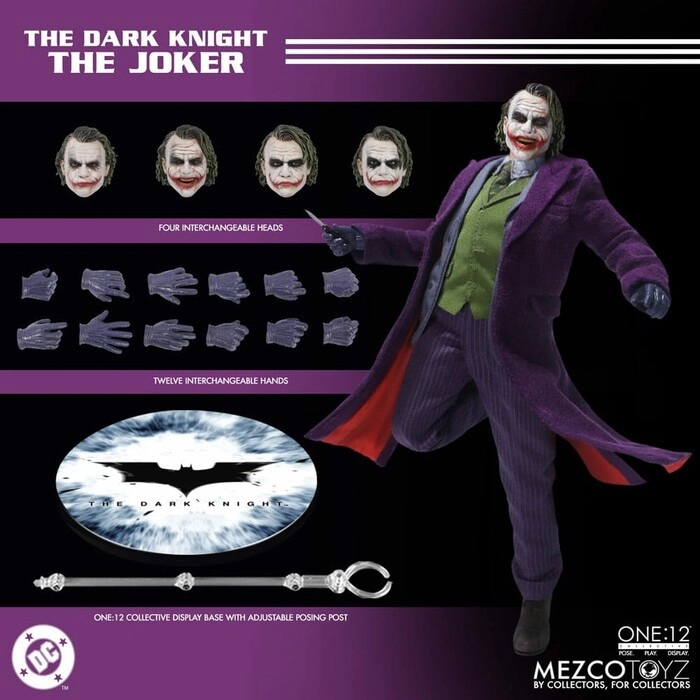 BATMAN - The Dark Knight - Joker 1/12 Action Figure