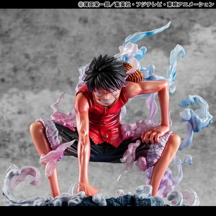ONE PIECE - Monkey D. Luffy Gear 2 1/8 Pvc Figure P.O.P. Limited Edition