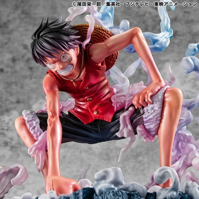 ONE PIECE - Monkey D. Luffy Gear 2 1/8 Pvc Figure P.O.P. Limited Edition
