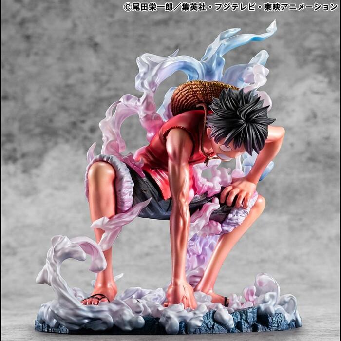 ONE PIECE - Monkey D. Luffy Gear 2 1/8 Pvc Figure P.O.P. Limited Edition