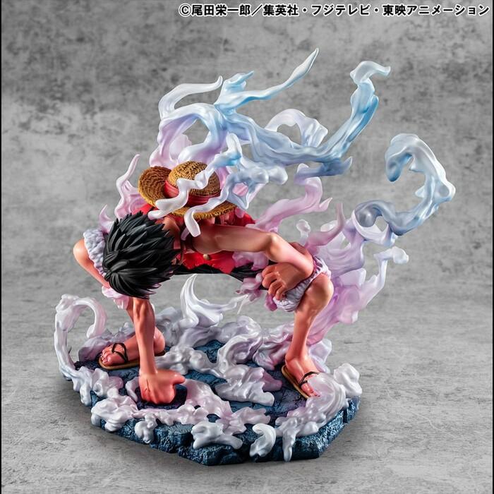 ONE PIECE - Monkey D. Luffy Gear 2 1/8 Pvc Figure P.O.P. Limited Edition