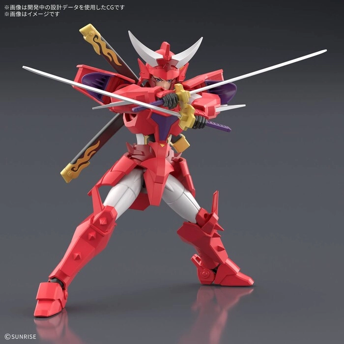 GUNDAM 30MF / 30 MINUTES FANTASY - Yoroi-Shinden Samurai Troopers Ronin Warriors Gai of the Heat Model Kit