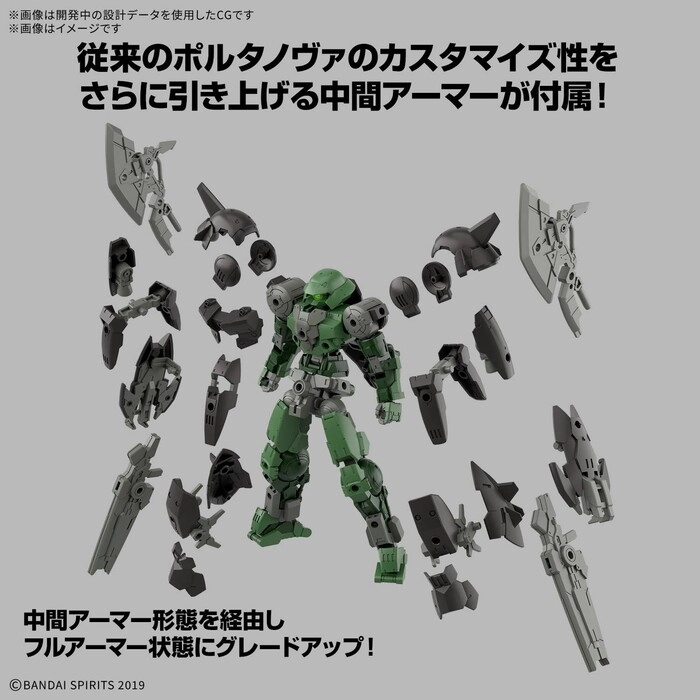 GUNDAM 30MM / 30 MINUTES MISSIONS - 1/144 bEXM-15FA Full Armor Portanova Model Kit