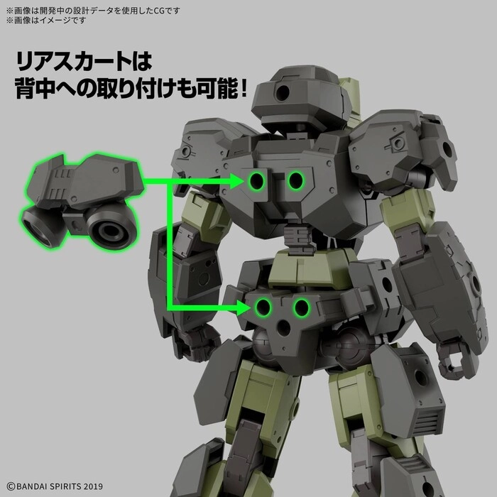 GUNDAM 30MM / 30 MINUTES MISSIONS - 1/144 eEXM-23 Tecprot 02 Model Kit