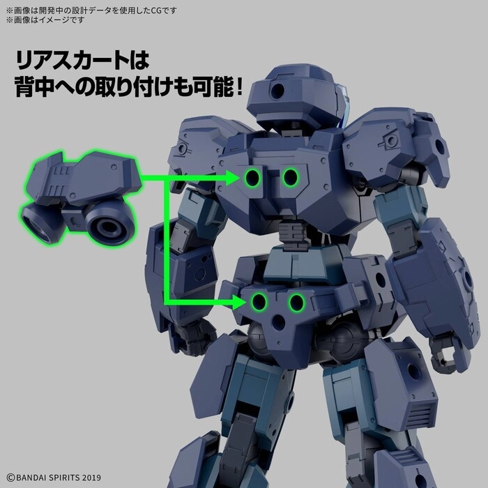 GUNDAM 30MM / 30 MINUTES MISSIONS - 1/144 eEXM-23 Tecprot 01 Model Kit