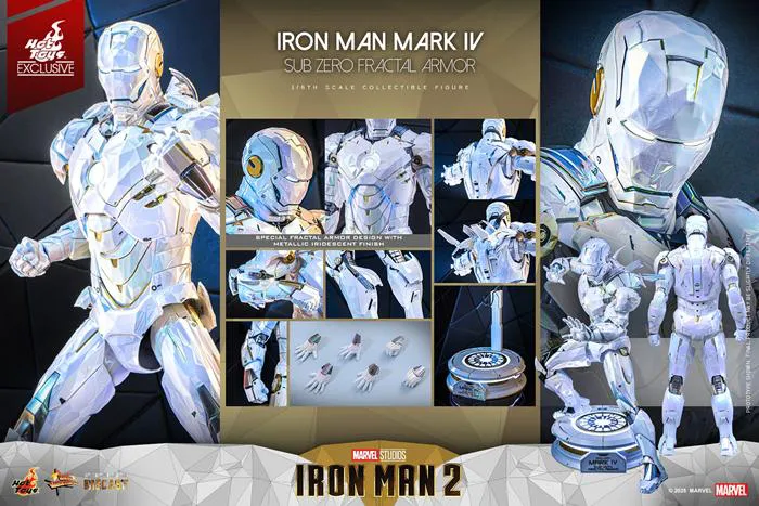 IRON MAN 2 - Iron Man Mark IV Sub-Zero Fractal Armor MMS830D76