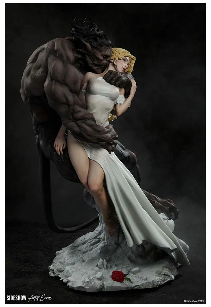 ORIGINAL ARTIST SERIES - Beauty and the Beast by Maria Panfilova Polystone Statue