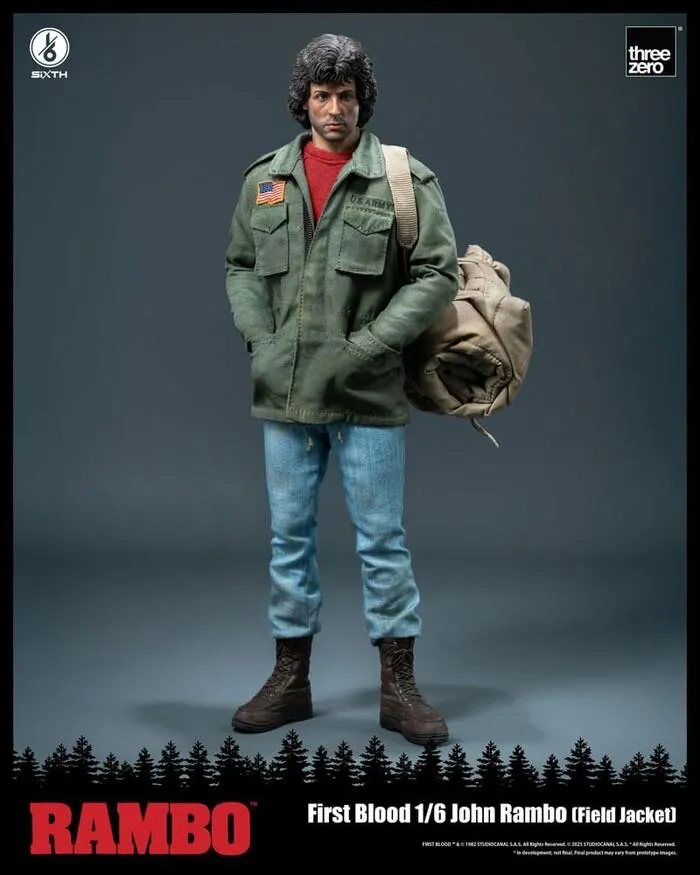 RAMBO - First Blood - John Rambo Field Jacket 1/6 Action Figure 12"