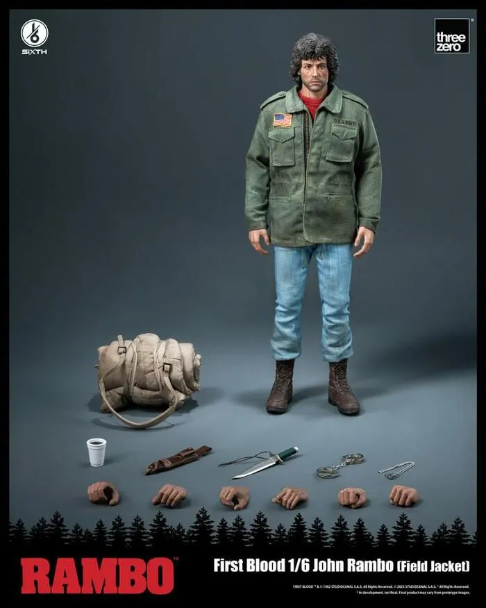 RAMBO - First Blood - John Rambo Field Jacket 1/6 Action Figure 12"