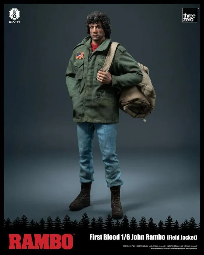 RAMBO - First Blood - John Rambo Field Jacket 1/6 Action Figure 12"