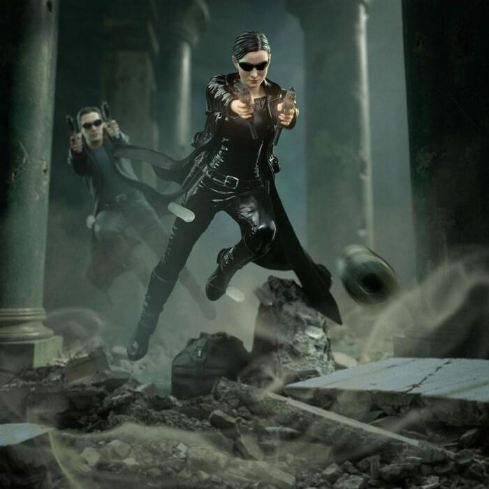 THE MATRIX - Trinity 1/10 Art Scale Statue