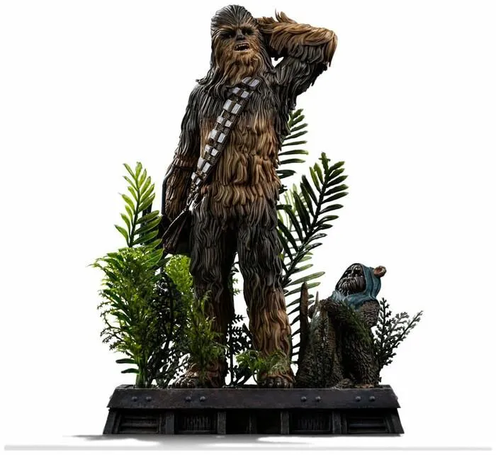 STAR WARS - Episode VI - Chewbacca and Tokkat 1/10 Art Scale Statue