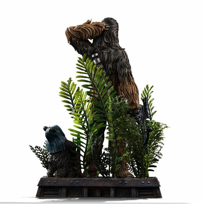 STAR WARS - Episode VI - Chewbacca and Tokkat 1/10 Art Scale Statue