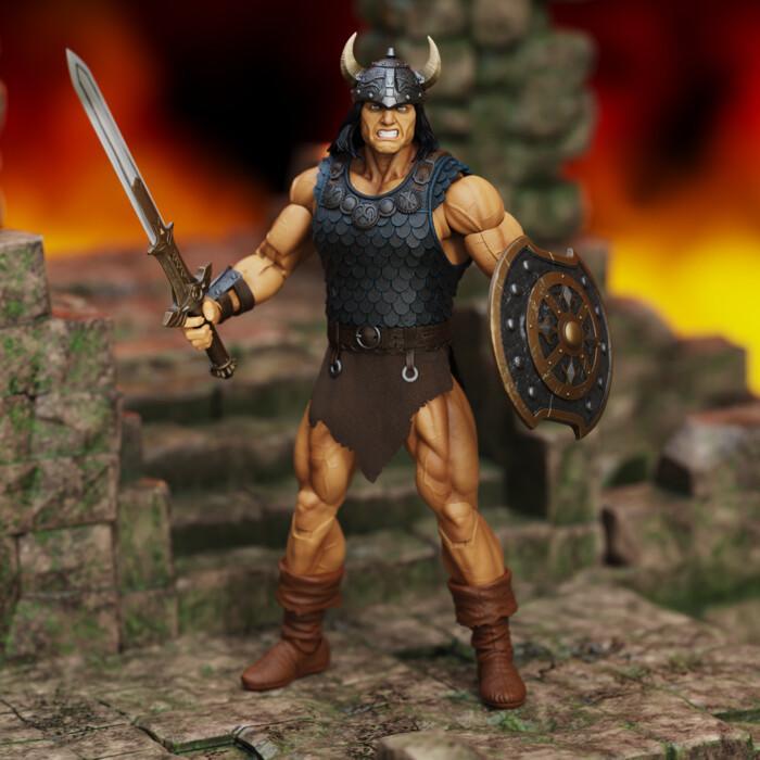 CONAN - The Barbarian - Reaver of the Black Coast Epic H.A.C.K.S. 1/12 Action Figure