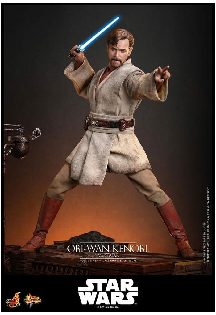 STAR WARS - Episode III - Revenge of the Sith - Obi-Wan Kenobi Mustafar 1/6 Action Figure 12" MMS843
