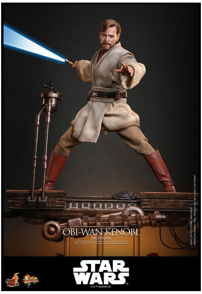 STAR WARS - Episode III - Revenge of the Sith - Obi-Wan Kenobi Mustafar 1/6 Action Figure 12" MMS843