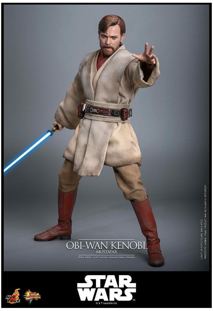 STAR WARS - Episode III - Revenge of the Sith - Obi-Wan Kenobi Mustafar 1/6 Action Figure 12" MMS843