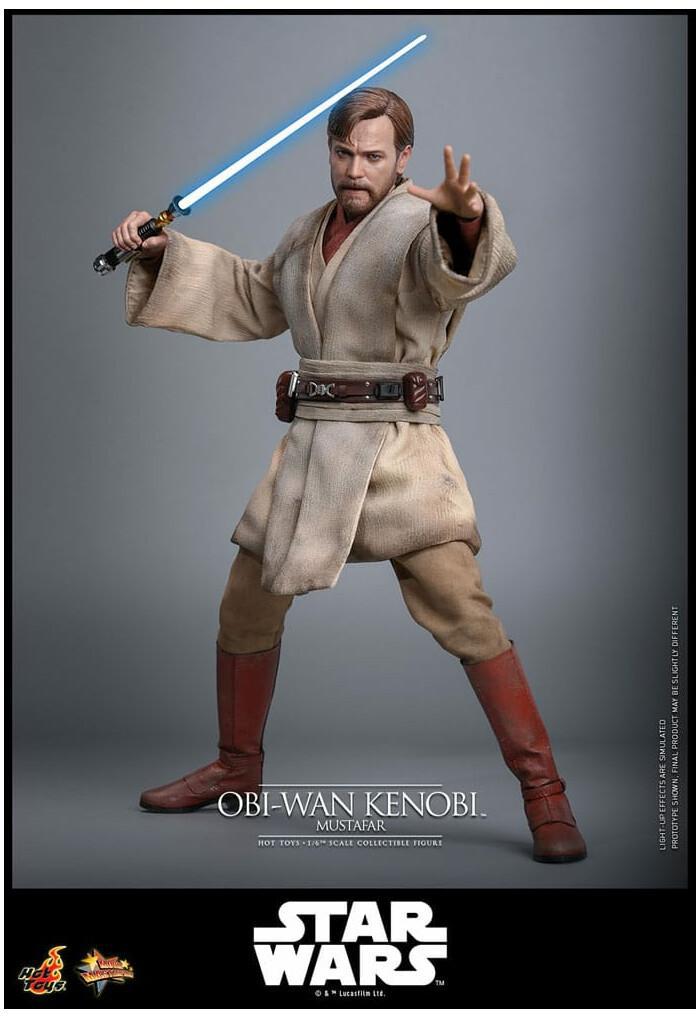 STAR WARS - Episode III - Revenge of the Sith - Obi-Wan Kenobi Mustafar 1/6 Action Figure 12" MMS843