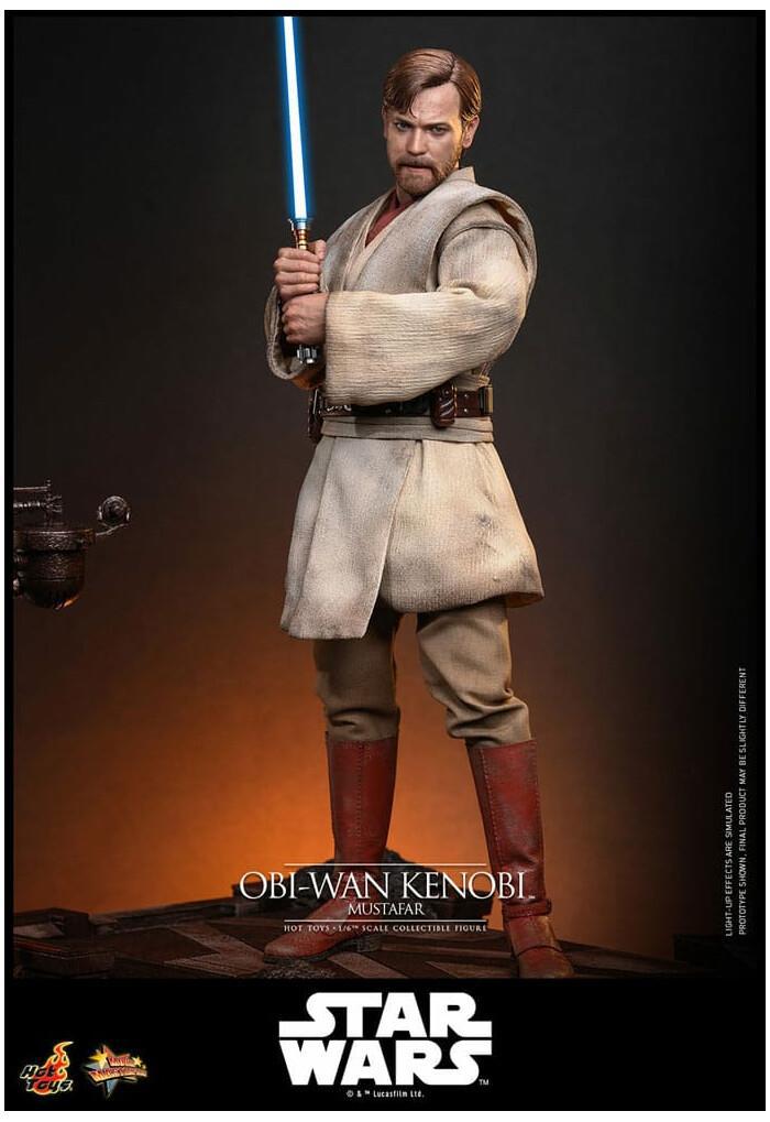 STAR WARS - Episode III - Revenge of the Sith - Obi-Wan Kenobi Mustafar 1/6 Action Figure 12" MMS843