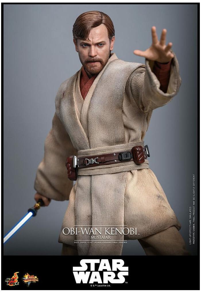 STAR WARS - Episode III - Revenge of the Sith - Obi-Wan Kenobi Mustafar 1/6 Action Figure 12" MMS843