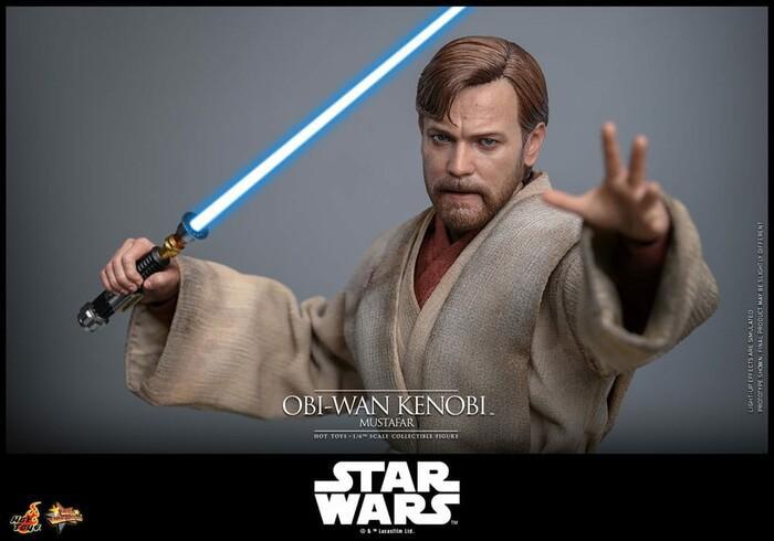 STAR WARS - Episode III - Revenge of the Sith - Obi-Wan Kenobi Mustafar 1/6 Action Figure 12" MMS843