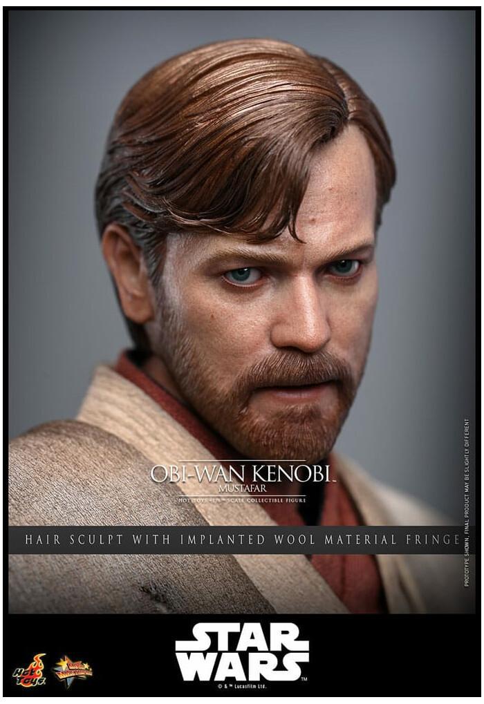 STAR WARS - Episode III - Revenge of the Sith - Obi-Wan Kenobi Mustafar 1/6 Action Figure 12" MMS843