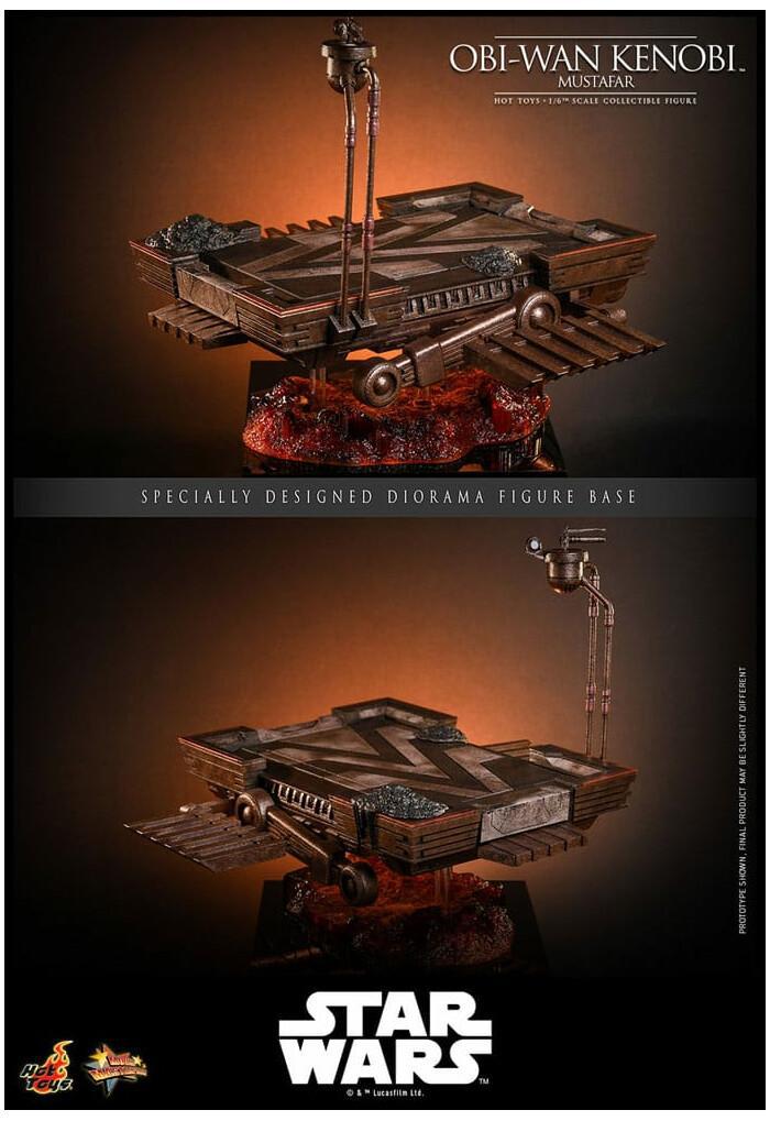 STAR WARS - Episode III - Revenge of the Sith - Obi-Wan Kenobi Mustafar 1/6 Action Figure 12" MMS843