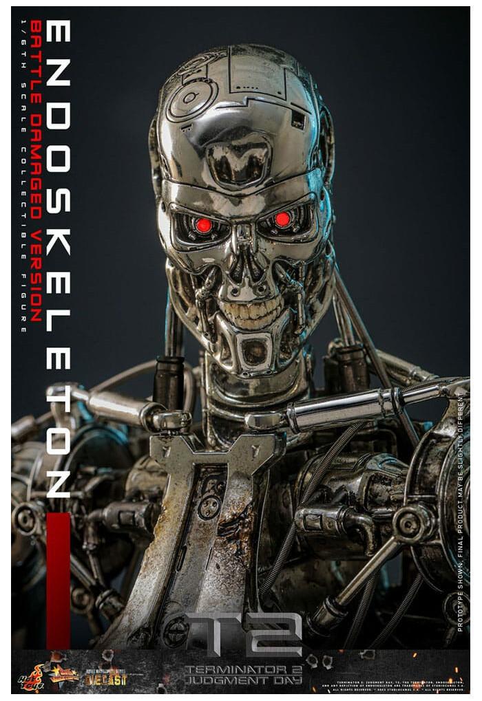 TERMINATOR 2 - Endoskeleton Battle Damaged Ver. 1/6 Action Figure 12" Diecast MMS840 D77