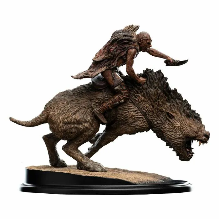 LORD OF THE RINGS - Sharku on Warg Mini Polystone Statue