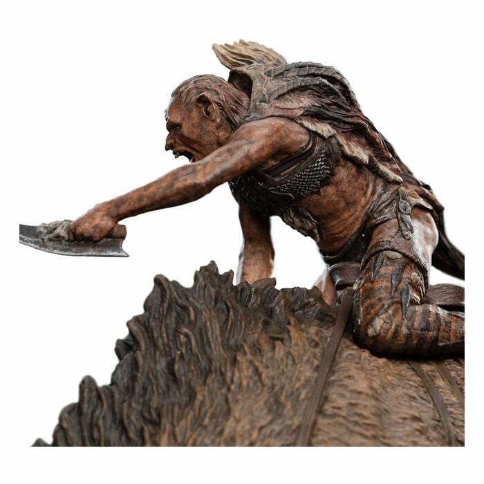 LORD OF THE RINGS - Sharku on Warg Mini Polystone Statue