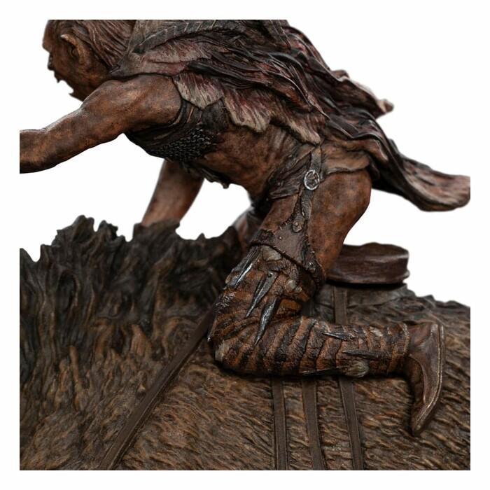 LORD OF THE RINGS - Sharku on Warg Mini Polystone Statue