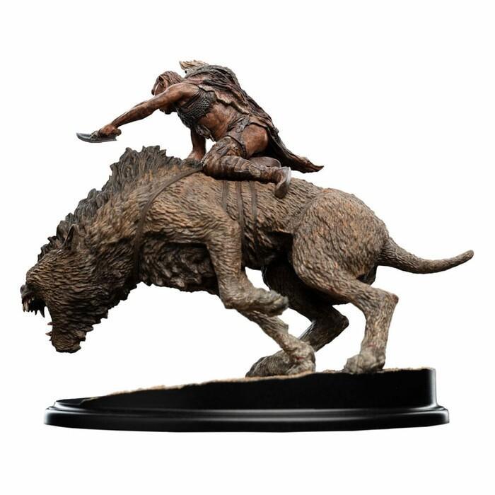 LORD OF THE RINGS - Sharku on Warg Mini Polystone Statue