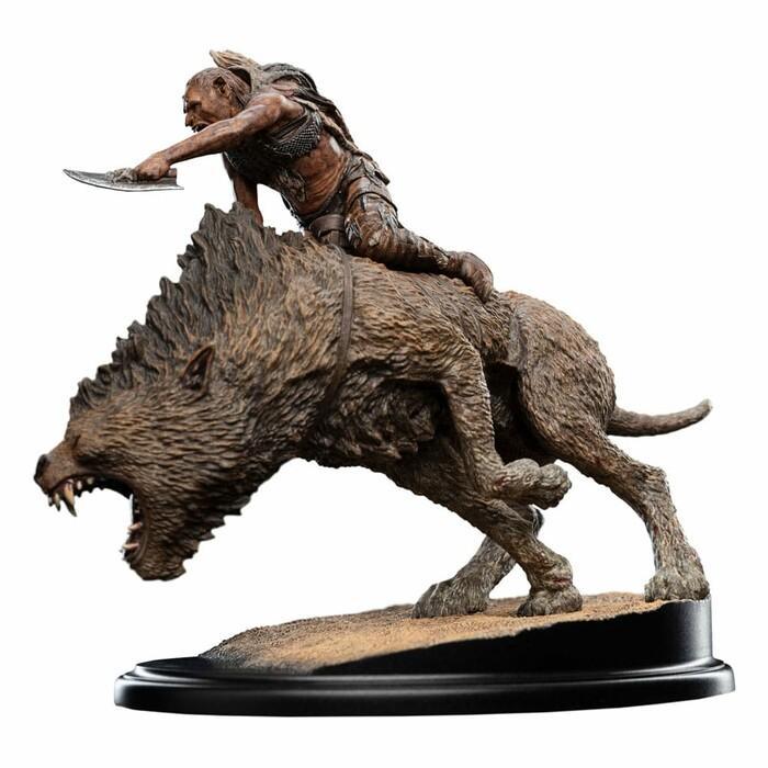 LORD OF THE RINGS - Sharku on Warg Mini Polystone Statue