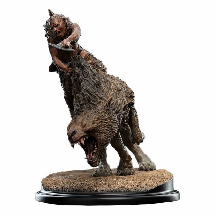 LORD OF THE RINGS - Sharku on Warg Mini Polystone Statue