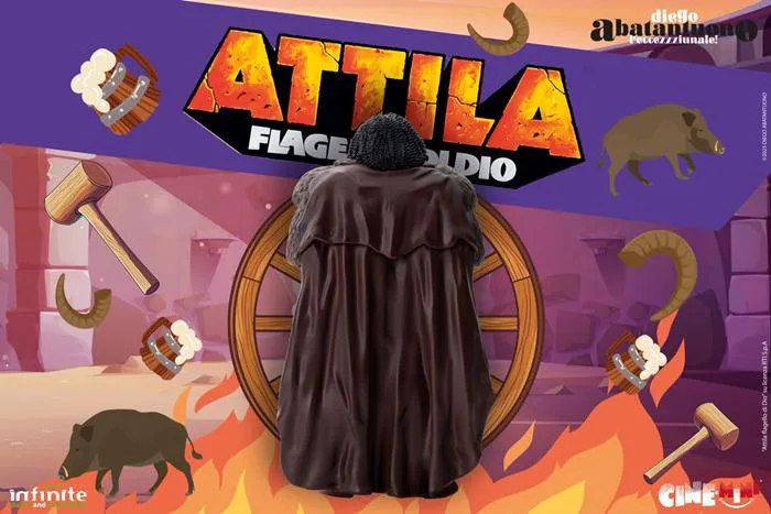DIEGO ABATANTUNO - Attila Flagello di Dio Cine-mini Pvc Figure