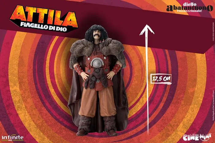 DIEGO ABATANTUNO - Attila Flagello di Dio Cine-mini Pvc Figure