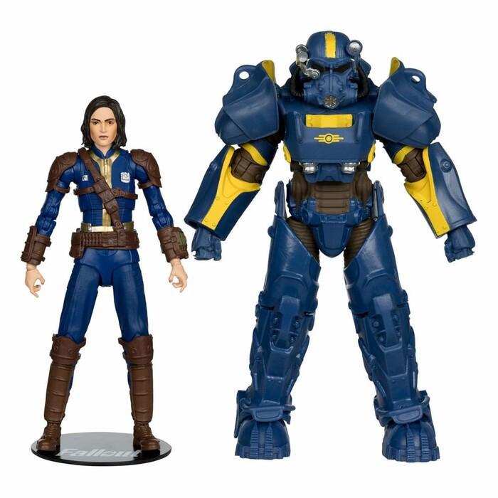 FALLOUT 4 - T-60 Vault Tec & Sole Survivor Action Figures 2-Pack