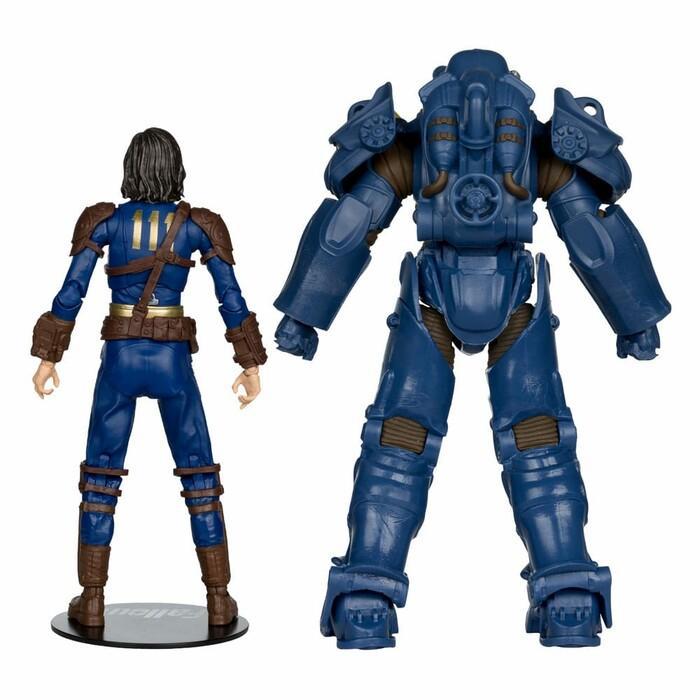 FALLOUT 4 - T-60 Vault Tec & Sole Survivor Action Figures 2-Pack