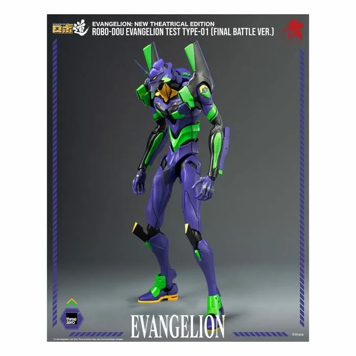 EVANGELION - EVA-01 Test Type Final Battle Version Robo-Dou Action Figure